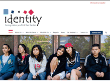 Tablet Screenshot of identity-youth.org